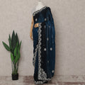 Blue Tissue Organza Saree 110cm | Regal