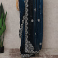 Blue Tissue Organza Saree 110cm | Regal
