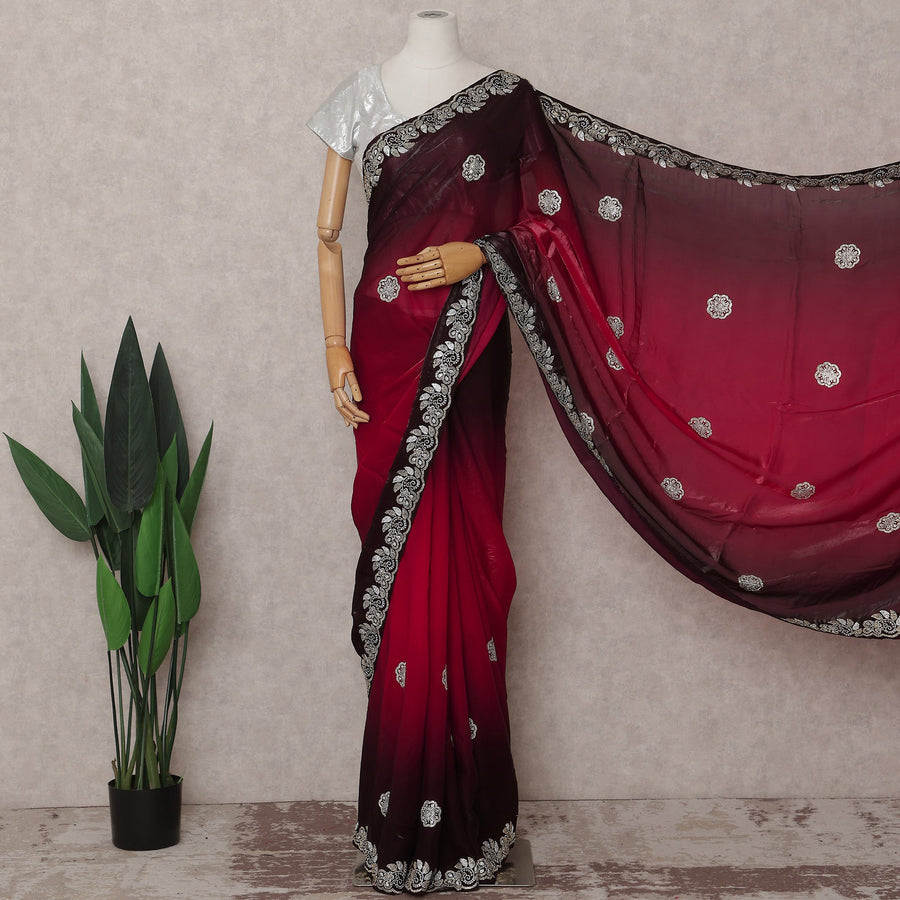 Red Tissue Organza Saree 110cm | Regal