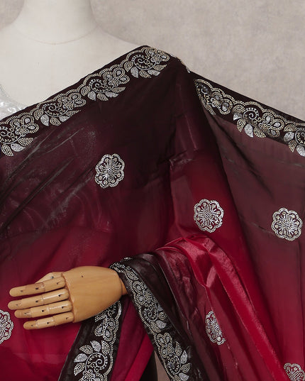 Red Tissue Organza Saree 110cm | Regal