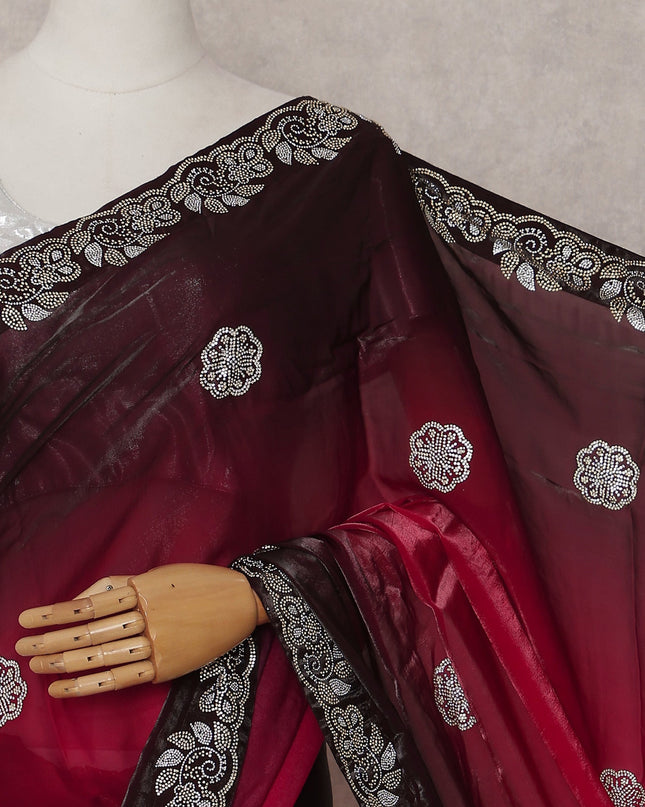 Red Tissue Organza Saree 110cm | Regal