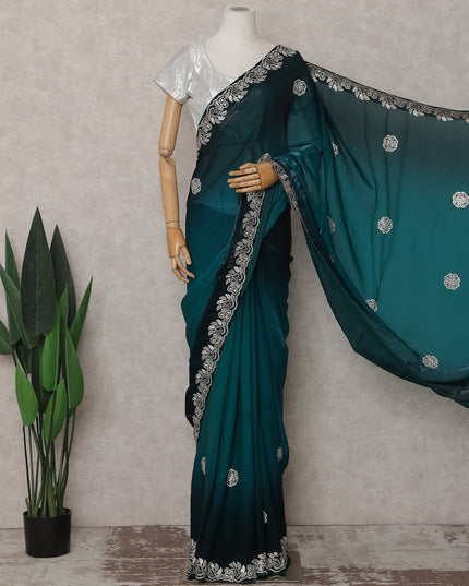 Green Tissue Organza Saree 110cm | Regal
