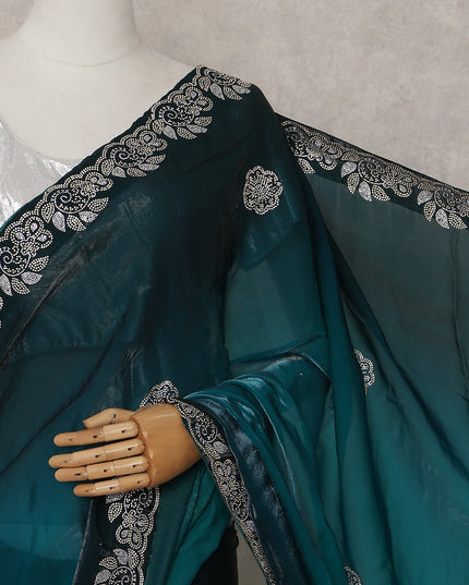 Green Tissue Organza Saree 110cm | Regal