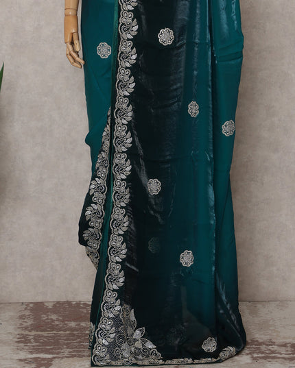 Green Tissue Organza Saree 110cm | Regal