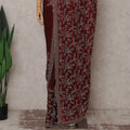 Red Organza Saree 110cm | Regal