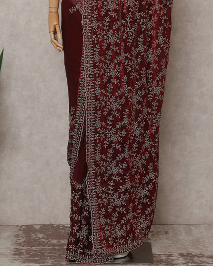 Red Organza Saree 110cm | Regal