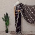 Purple Georgette Saree 110cm | Regal