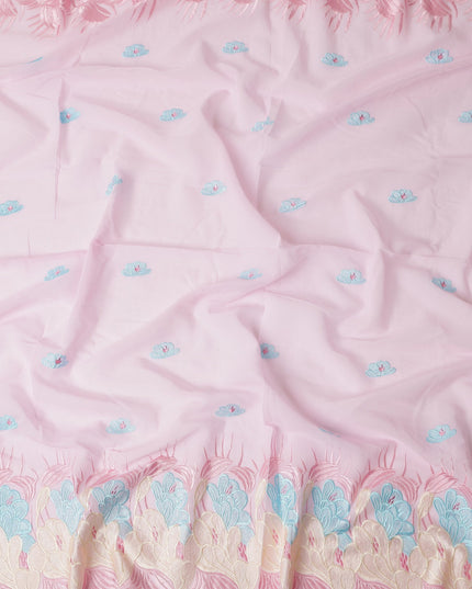 Blush Pink Cotton Voile Fabric 140cm | Regal Fabrics