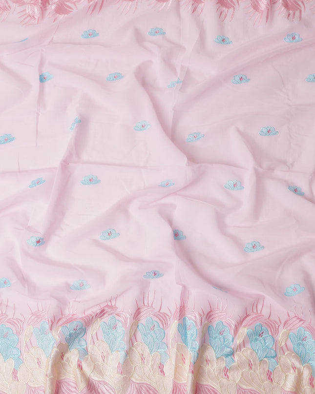 Blush Pink Cotton Voile Fabric 140cm | Regal Fabrics