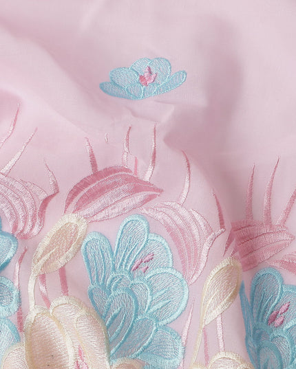Blush Pink Cotton Voile Fabric 140cm | Regal Fabrics