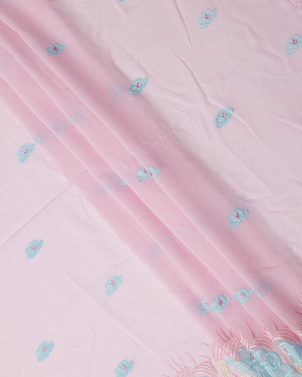 Blush Pink Cotton Voile Fabric 140cm | Regal Fabrics