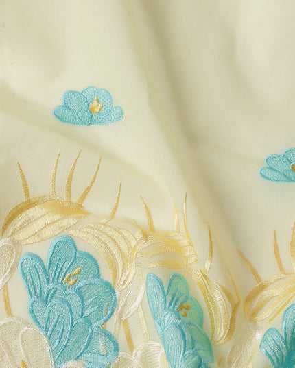 Ivory Cream Cotton Voile Fabric 140cm | Regal Fabrics