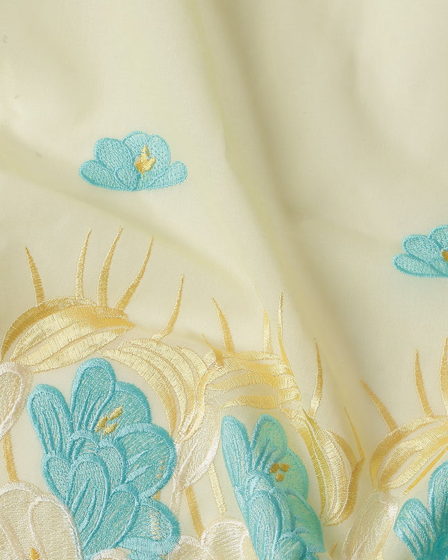 Ivory Cream Cotton Voile Fabric 140cm | Regal Fabrics