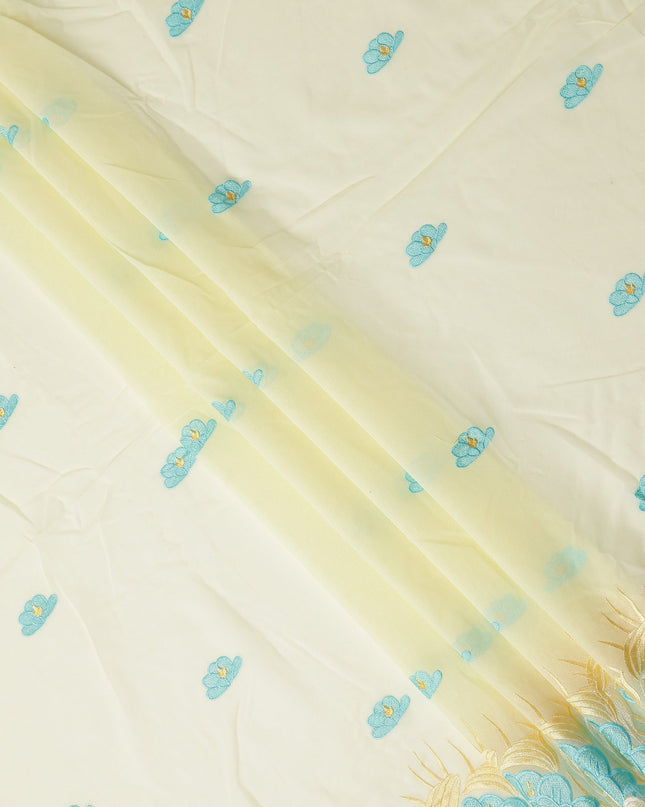 Ivory Cream Cotton Voile Fabric 140cm | Regal Fabrics