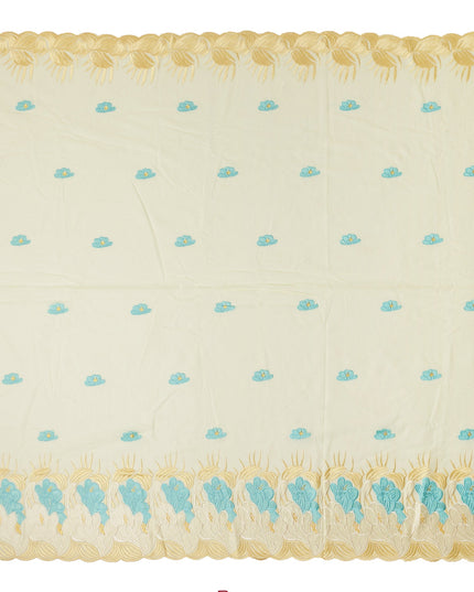 Ivory Cream Cotton Voile Fabric 140cm | Regal Fabrics