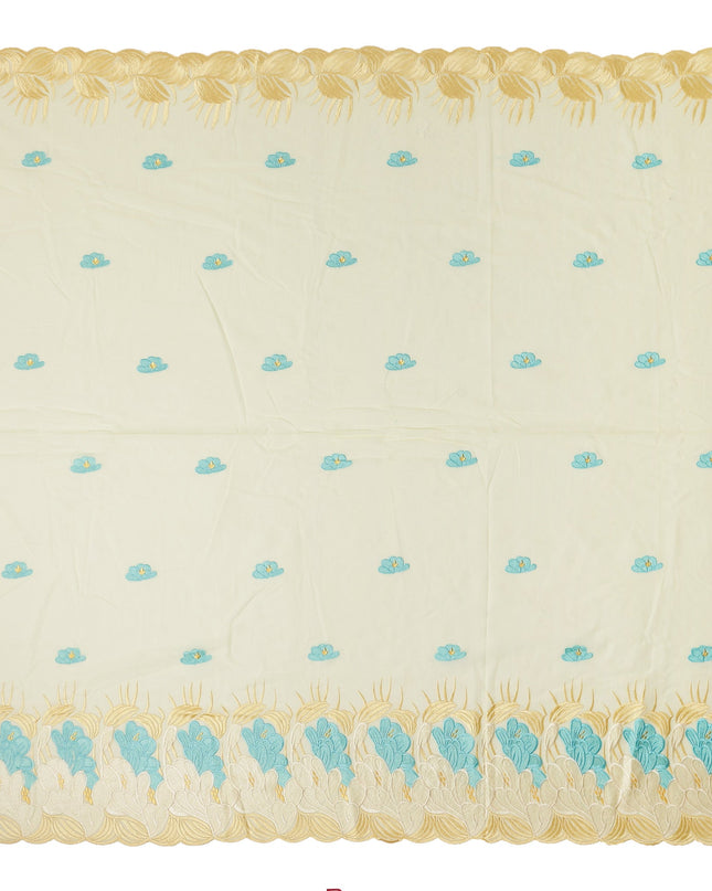 Ivory Cream Cotton Voile Fabric 140cm | Regal Fabrics
