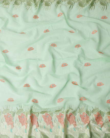 Mint Green Cotton Voile Fabric 140cm | Regal Fabrics