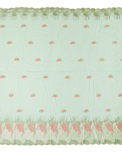 Mint Green Cotton Voile Fabric 140cm | Regal Fabrics