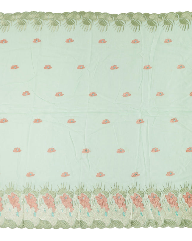 Mint Green Cotton Voile Fabric 140cm | Regal Fabrics