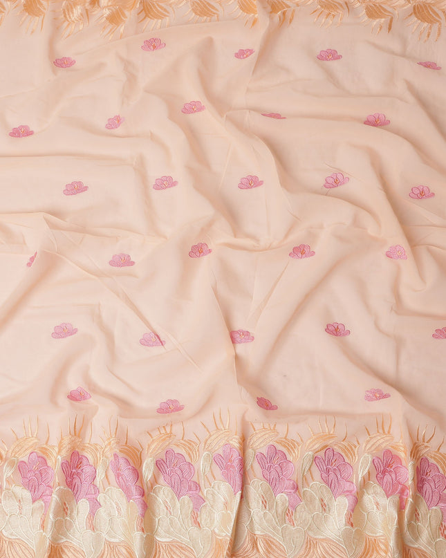 Peach Blush Cotton Voile Fabric 140cm | Regal Fabrics