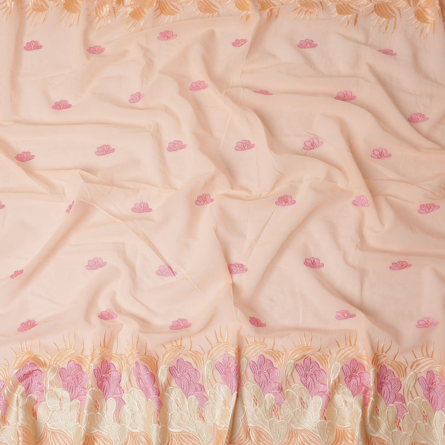 Peach Blush Cotton Voile Fabric 140cm | Regal Fabrics