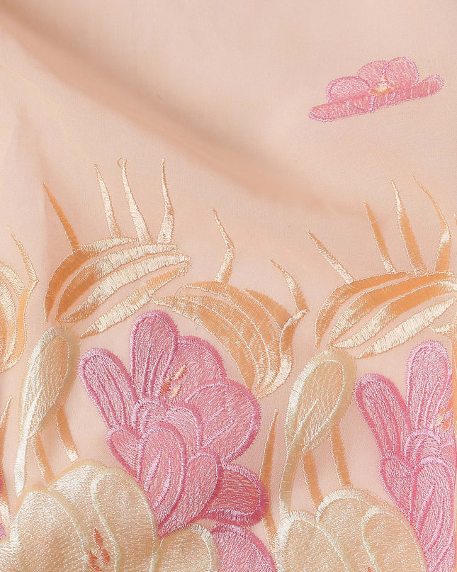 Peach Blush Cotton Voile Fabric 140cm | Regal Fabrics