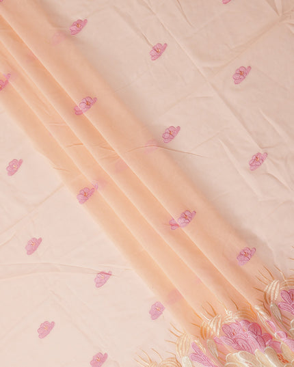 Peach Blush Cotton Voile Fabric 140cm | Regal Fabrics