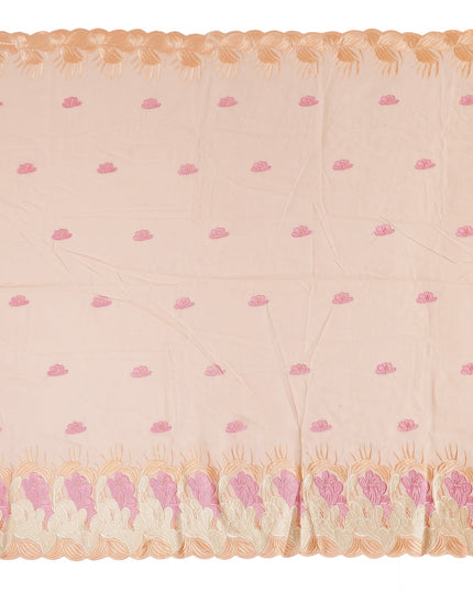 Peach Blush Cotton Voile Fabric 140cm | Regal Fabrics