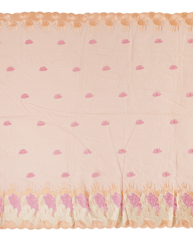Peach Blush Cotton Voile Fabric 140cm | Regal Fabrics