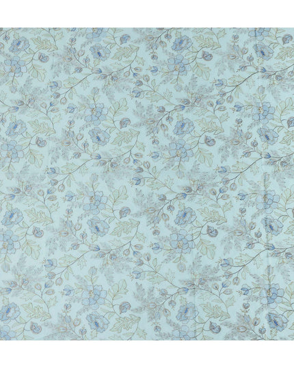 Seafoam Blue Cotton Voile Fabric 110cm | Regal Fabrics