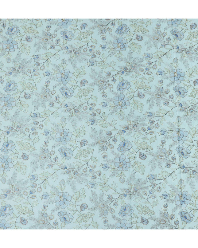 Seafoam Blue Cotton Voile Fabric 110cm | Regal Fabrics