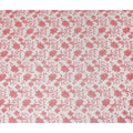White Floral Premium Cotton Voile Fabric 110cm