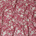 Pink Floral Premium Cotton Voile Fabric 110cm
