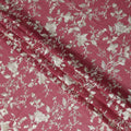 Pink Floral Premium Cotton Voile Fabric 110cm