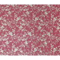 Pink Floral Premium Cotton Voile Fabric 110cm
