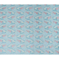 Blue Floral Premium Cotton Voile Fabric 110cm