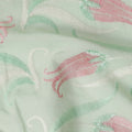 Green Floral Premium Cotton Voile Fabric 110cm