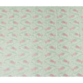 Green Floral Premium Cotton Voile Fabric 110cm