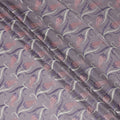 Purple Floral Premium Cotton Voile Fabric 110cm