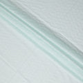 Green Checkered Cotton Voile Fabric 110cm