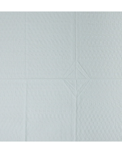 Green Checkered Cotton Voile Fabric 110cm