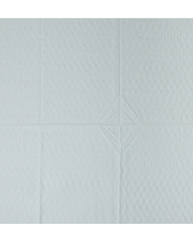 Green Checkered Cotton Voile Fabric 110cm