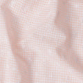 Pink Checkered Cotton Voile Fabric 110cm