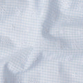 Blue Checkered Cotton Voile Fabric 110cm