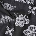 Jet Black Cotton Voile Fabric 110cm | Regal Fabrics