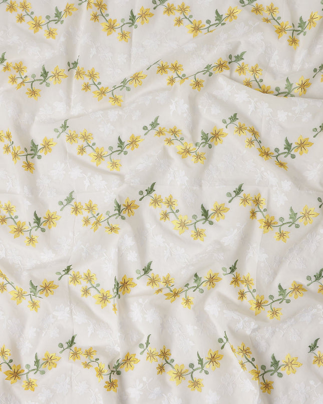 Golden Yellow Cotton Voile Fabric 110cm | Regal Fabrics