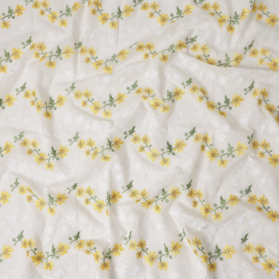 Golden Yellow Cotton Voile Fabric 110cm | Regal Fabrics