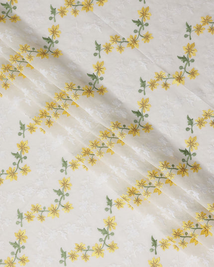 Golden Yellow Cotton Voile Fabric 110cm | Regal Fabrics