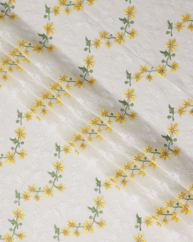 Golden Yellow Cotton Voile Fabric 110cm | Regal Fabrics