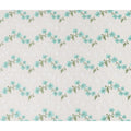 Turquoise Teal Multicolor Embroidered Cotton Voile Fabric 11